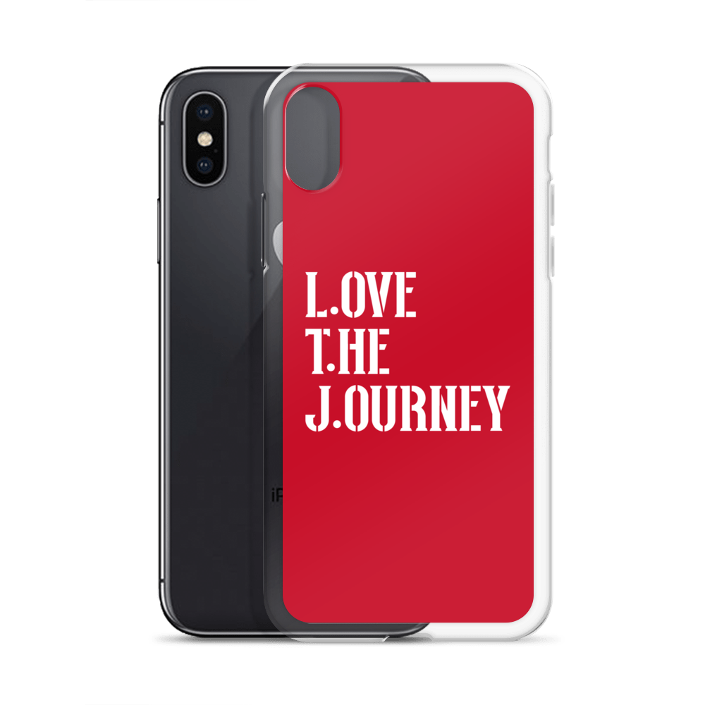 Lenny Torres "Love The Journey" Red iPhone Case