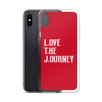 Lenny Torres "Love The Journey" Red iPhone Case