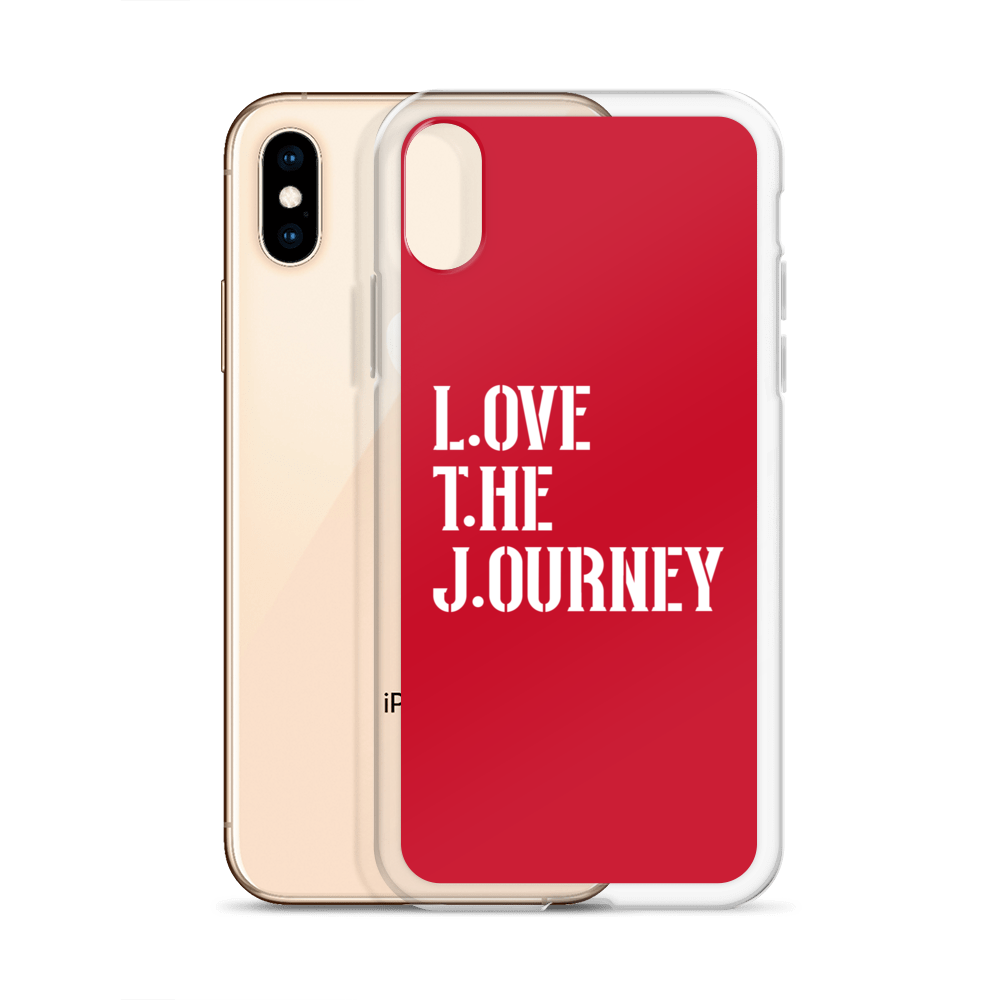 Lenny Torres "Love The Journey" Red iPhone Case