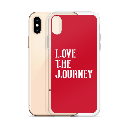 Lenny Torres "Love The Journey" Red iPhone Case