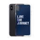 Lenny Torres "Love The Journey" Navy iPhone Case
