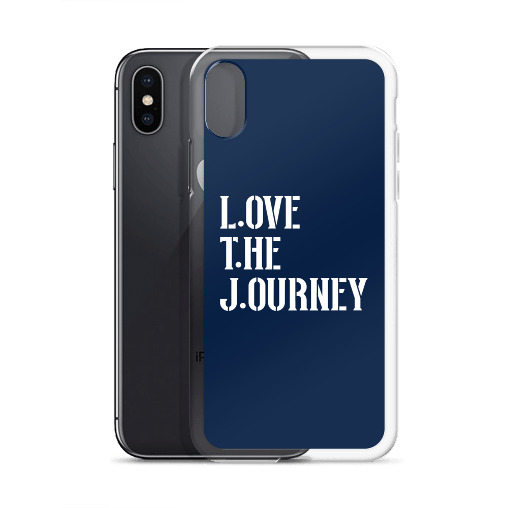 Lenny Torres "Love The Journey" Navy iPhone Case