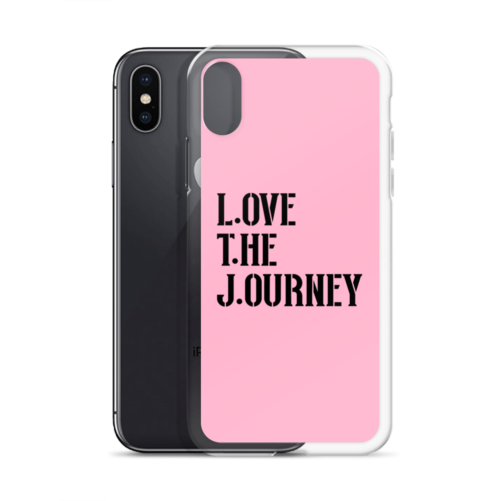 Lenny Torres "Love The Journey" Pink iPhone Case