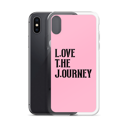 Lenny Torres "Love The Journey" Pink iPhone Case