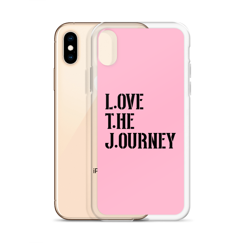 Lenny Torres "Love The Journey" Pink iPhone Case