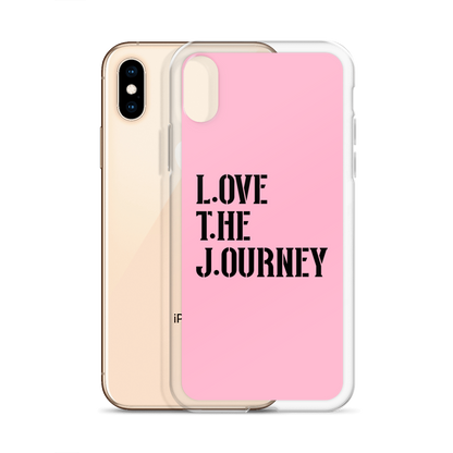 Lenny Torres "Love The Journey" Pink iPhone Case