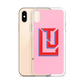 Lenny Torres "Logo" Pink iPhone Case