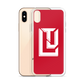 Lenny Torres "Logo" Red iPhone Case