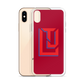 Lenny Torres "Logo" Red iPhone Case
