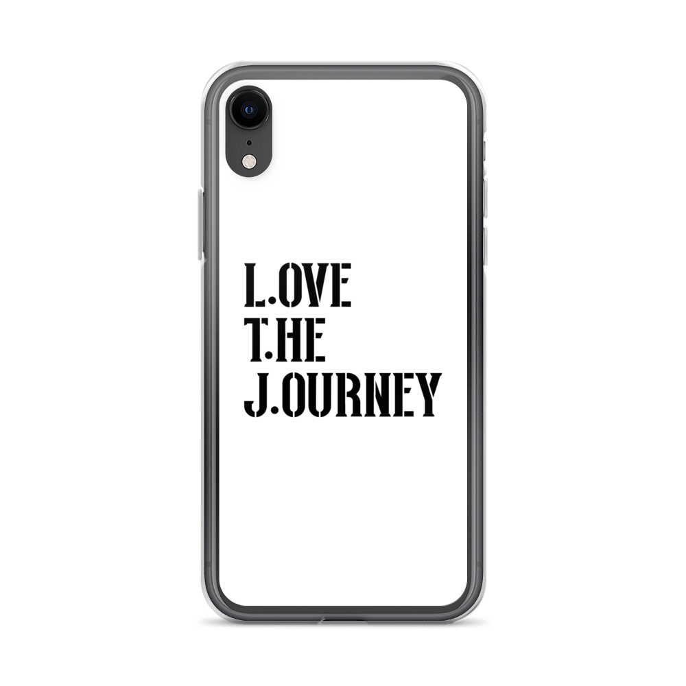 Lenny Torres "Love The Journey" White iPhone Case