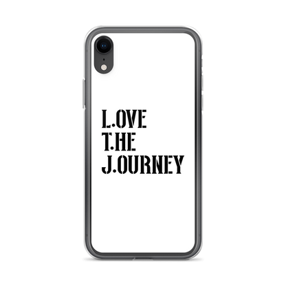 Lenny Torres "Love The Journey" White iPhone Case