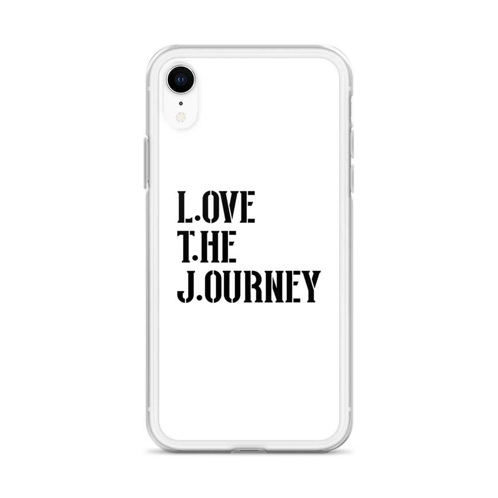 Lenny Torres "Love The Journey" White iPhone Case