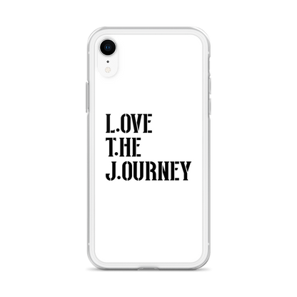 Lenny Torres "Love The Journey" White iPhone Case