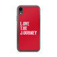 Lenny Torres "Love The Journey" Red iPhone Case
