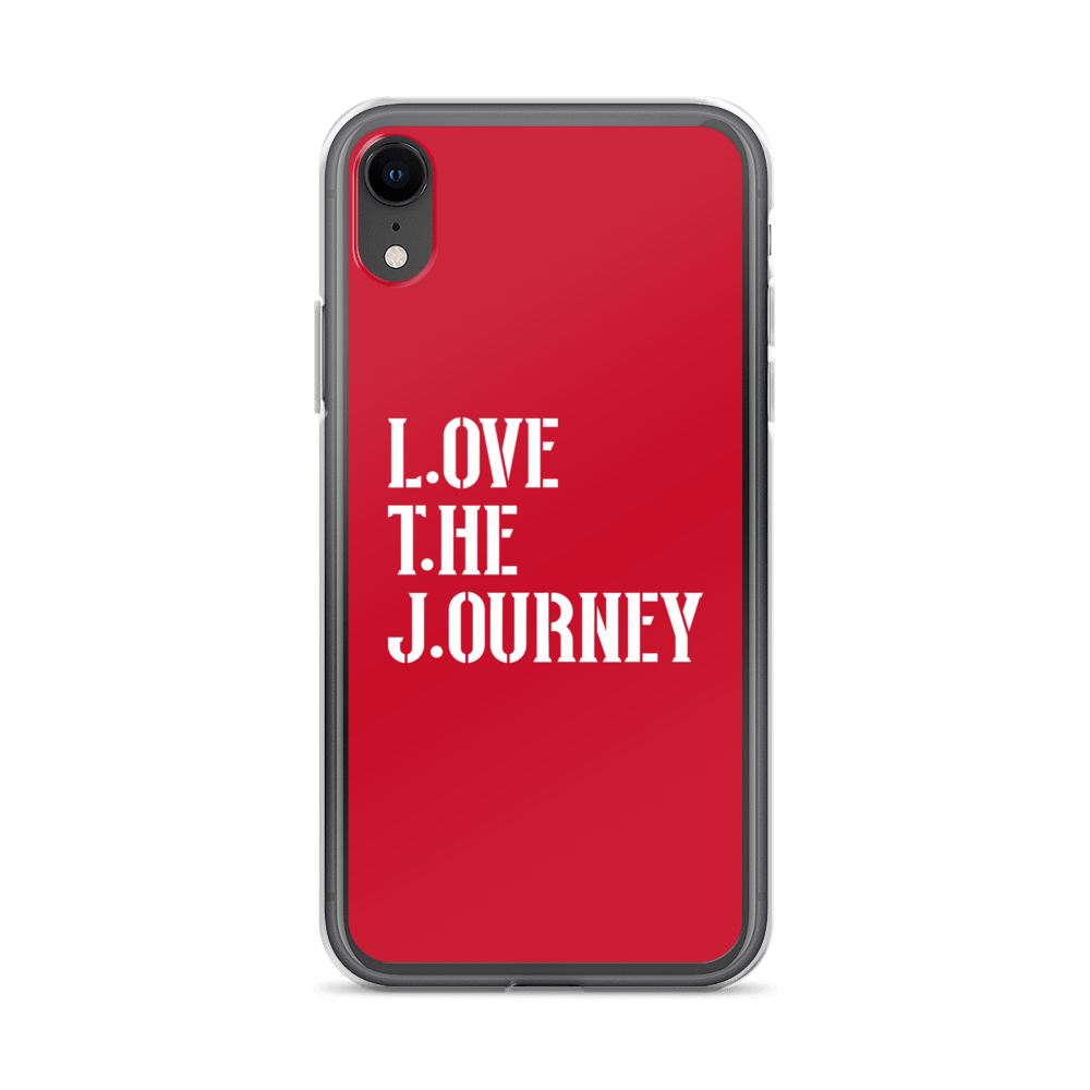 Lenny Torres "Love The Journey" Red iPhone Case