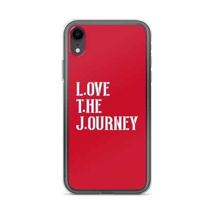 Lenny Torres "Love The Journey" Red iPhone Case