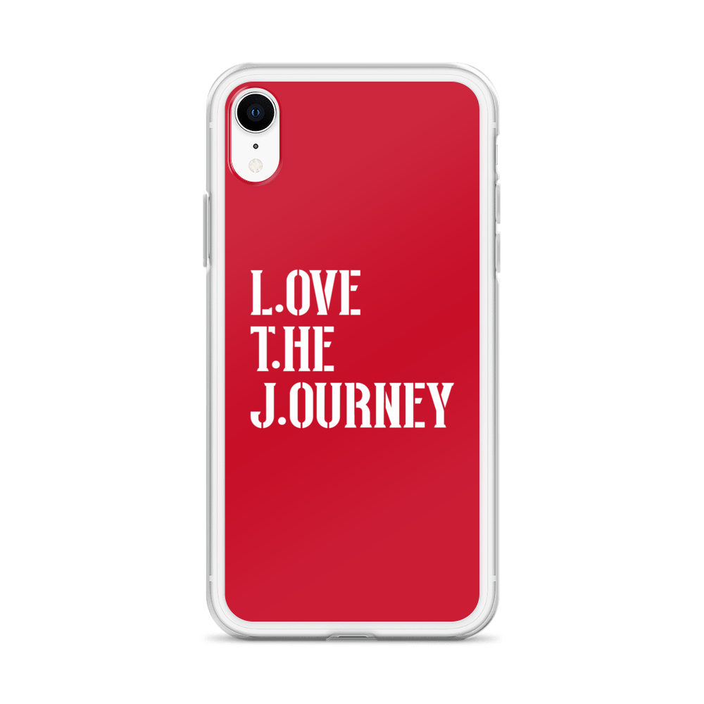 Lenny Torres "Love The Journey" Red iPhone Case