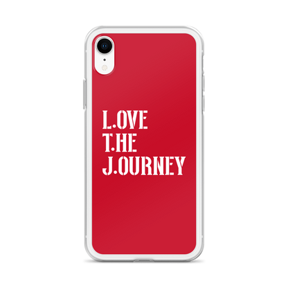 Lenny Torres "Love The Journey" Red iPhone Case