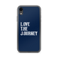 Lenny Torres "Love The Journey" Navy iPhone Case