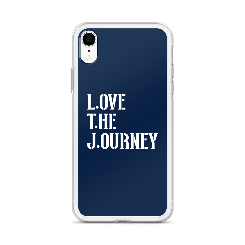 Lenny Torres "Love The Journey" Navy iPhone Case