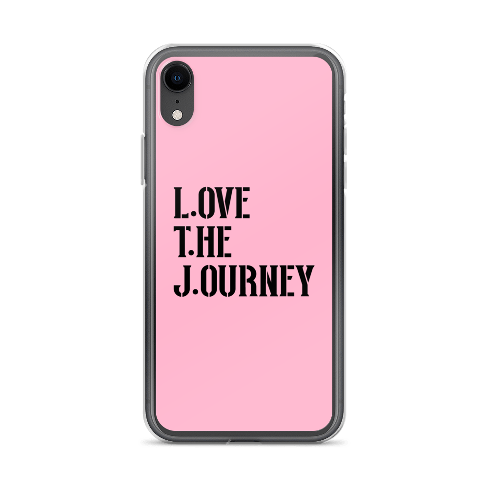 Lenny Torres "Love The Journey" Pink iPhone Case