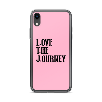 Lenny Torres "Love The Journey" Pink iPhone Case