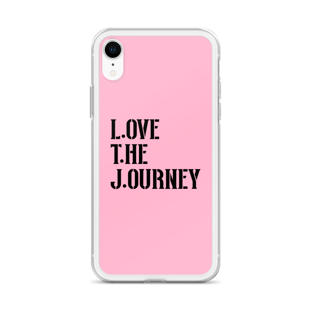 Lenny Torres "Love The Journey" Pink iPhone Case