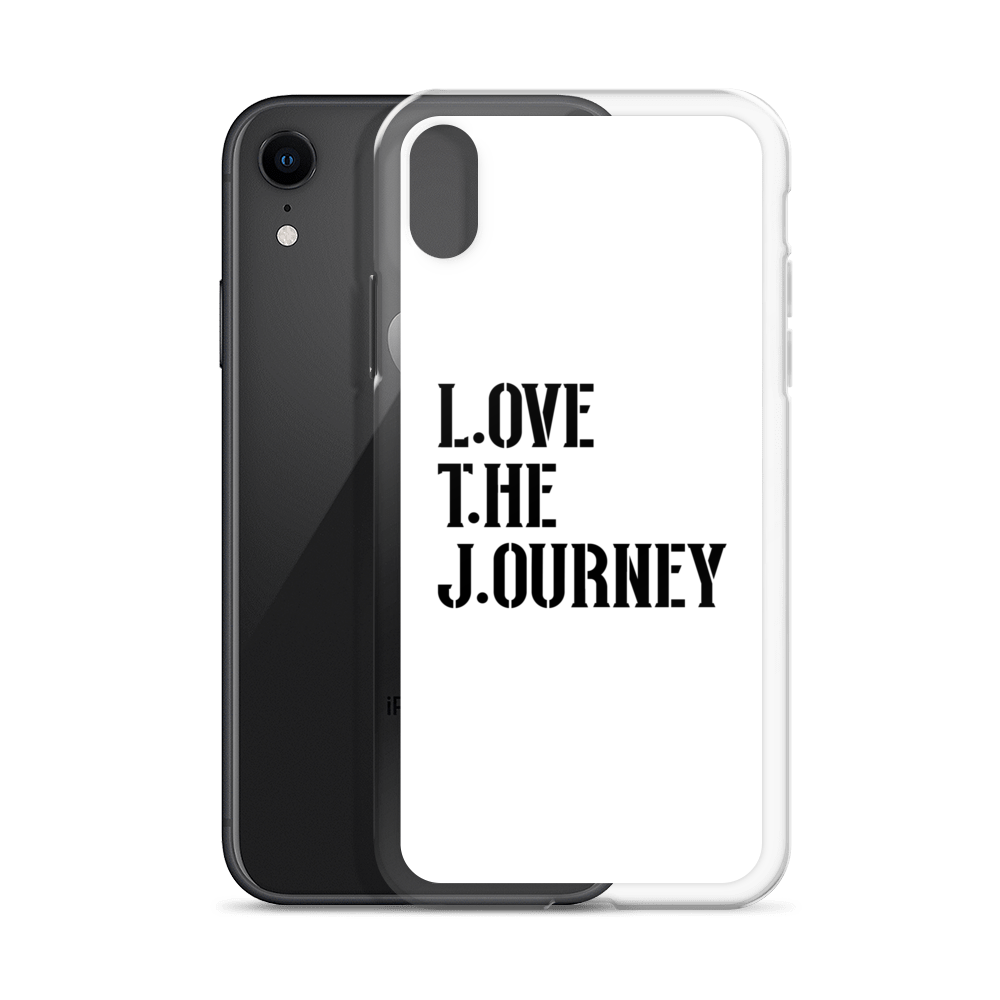 Lenny Torres "Love The Journey" White iPhone Case