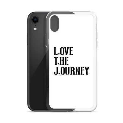 Lenny Torres "Love The Journey" White iPhone Case