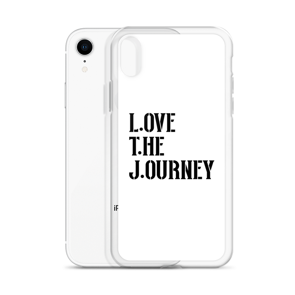 Lenny Torres "Love The Journey" White iPhone Case