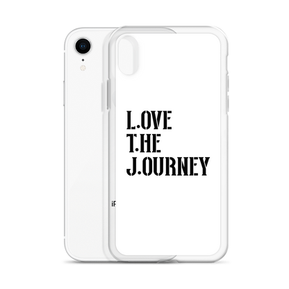 Lenny Torres "Love The Journey" White iPhone Case