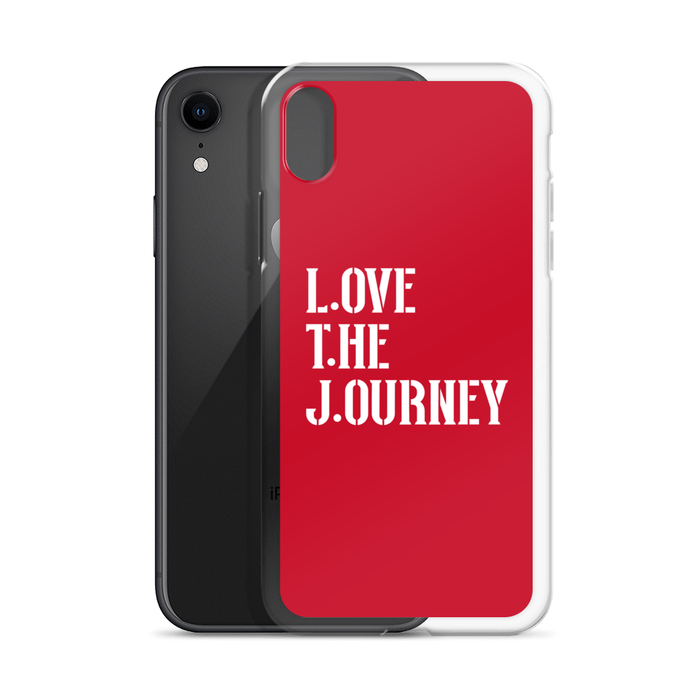 Lenny Torres "Love The Journey" Red iPhone Case