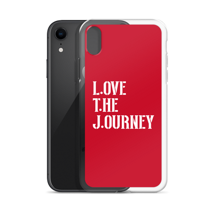 Lenny Torres "Love The Journey" Red iPhone Case