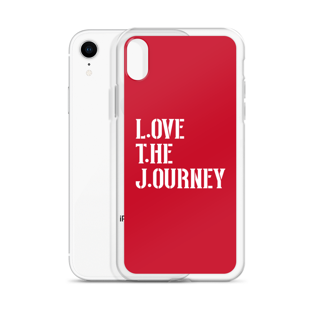 Lenny Torres "Love The Journey" Red iPhone Case