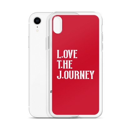 Lenny Torres "Love The Journey" Red iPhone Case