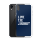 Lenny Torres "Love The Journey" Navy iPhone Case