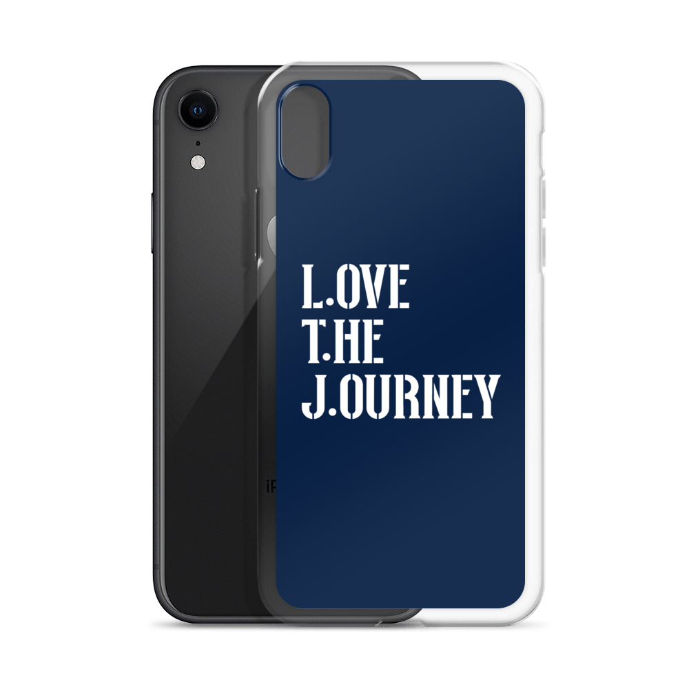 Lenny Torres "Love The Journey" Navy iPhone Case