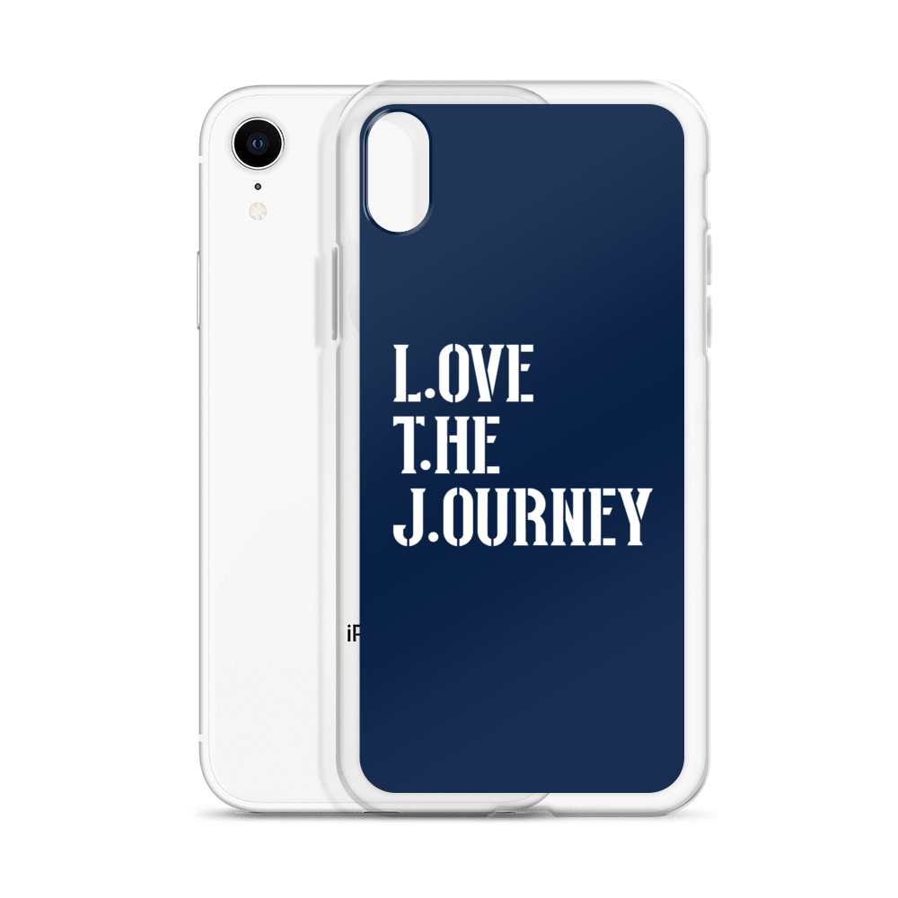 Lenny Torres "Love The Journey" Navy iPhone Case