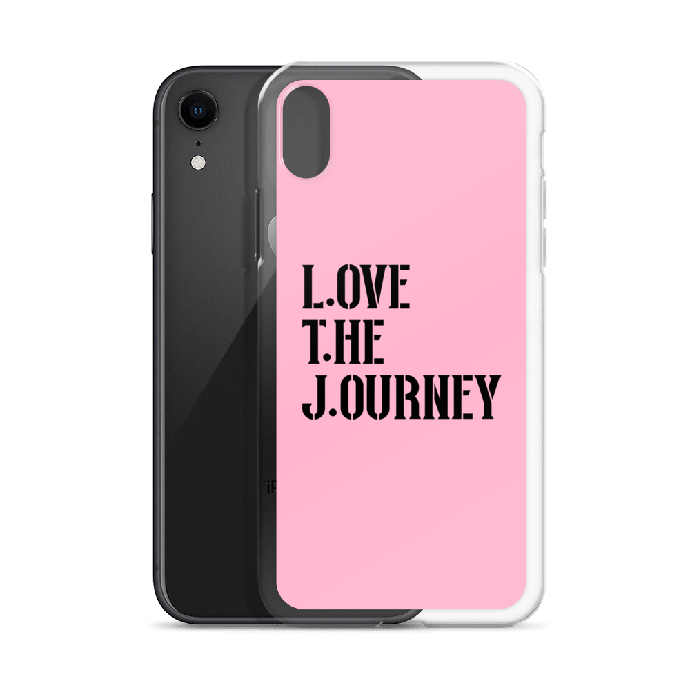 Lenny Torres "Love The Journey" Pink iPhone Case