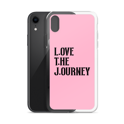 Lenny Torres "Love The Journey" Pink iPhone Case