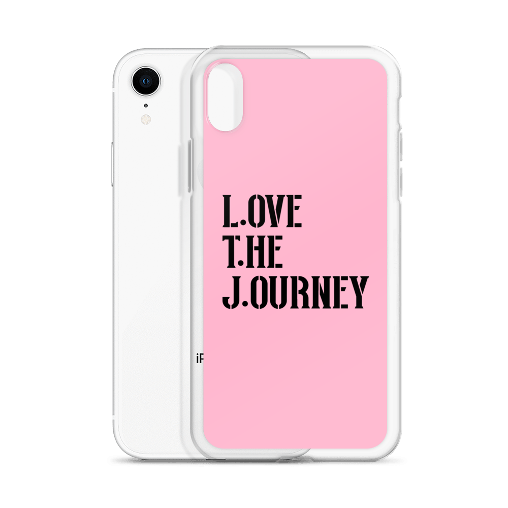 Lenny Torres "Love The Journey" Pink iPhone Case
