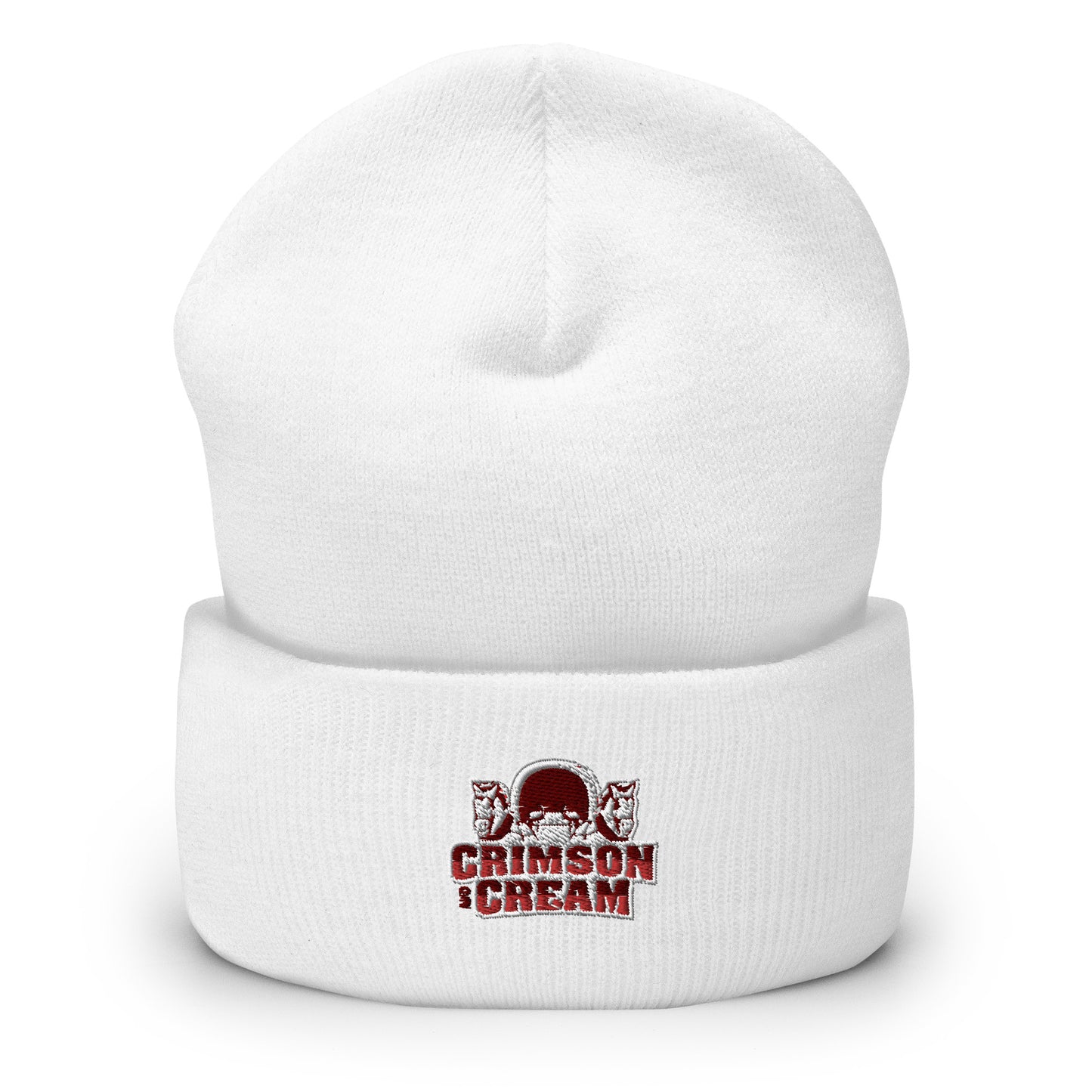Crimson & Cream "Logo" Beanie