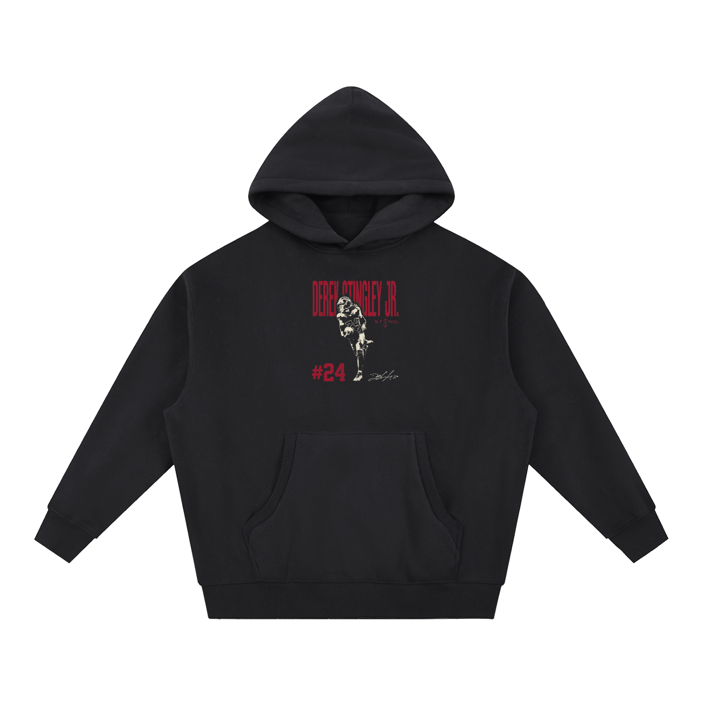 Derek Stingley "Halftone" Oversized Boxy Hoodie