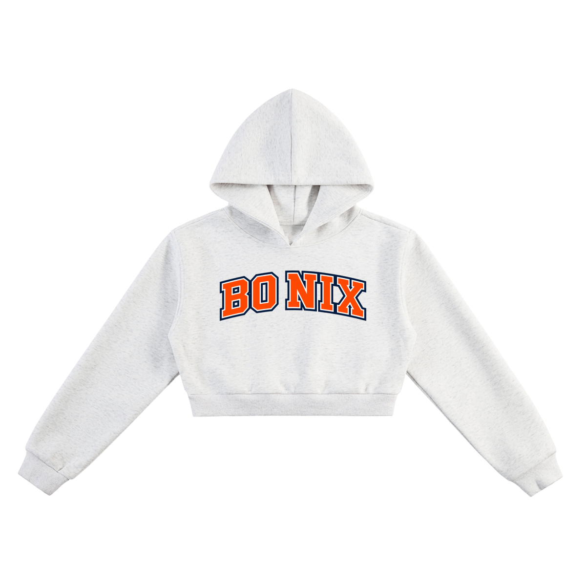 Bo Nix Jersey Women's Cropped Hoodie