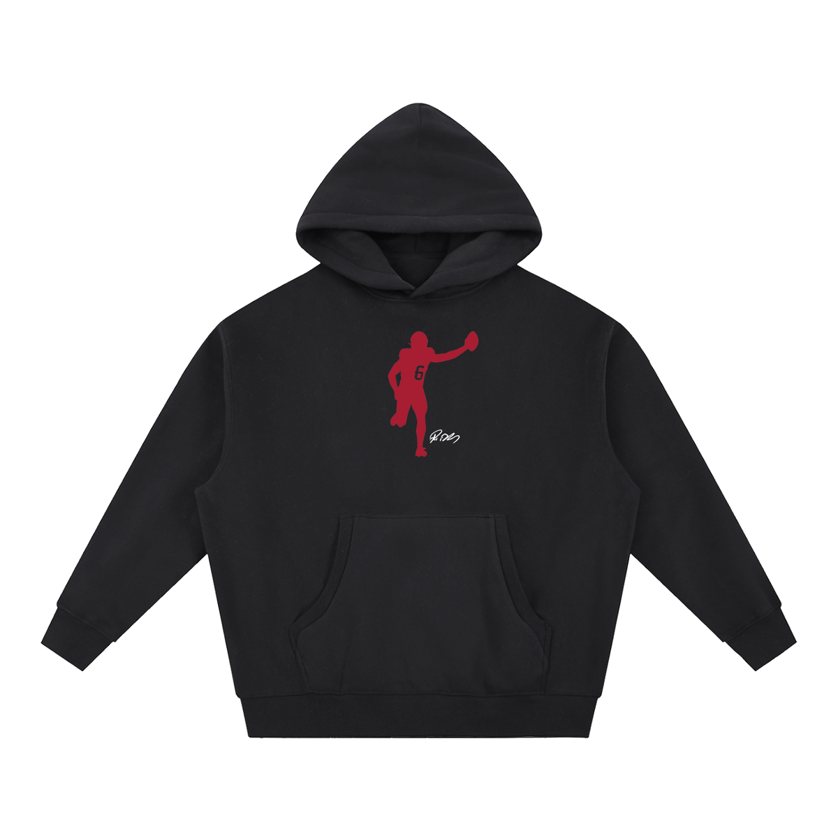 Reed Blankenship Silhouette Oversized Boxy Hoodie
