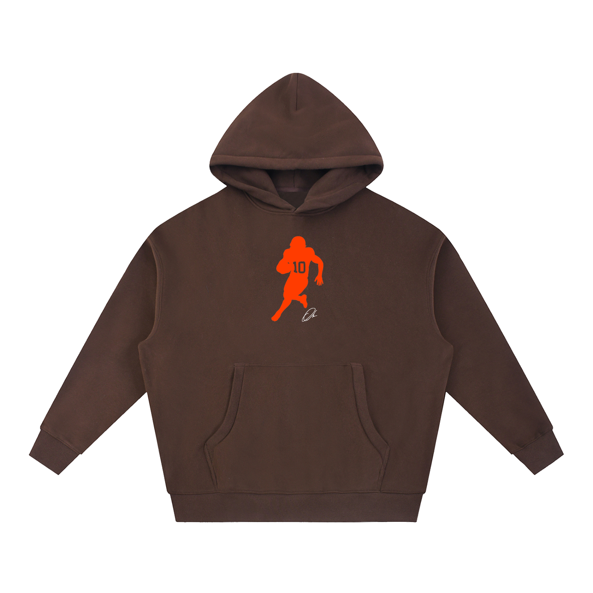 Quinshon Judkins Silhouette Oversized Boxy Hoodie
