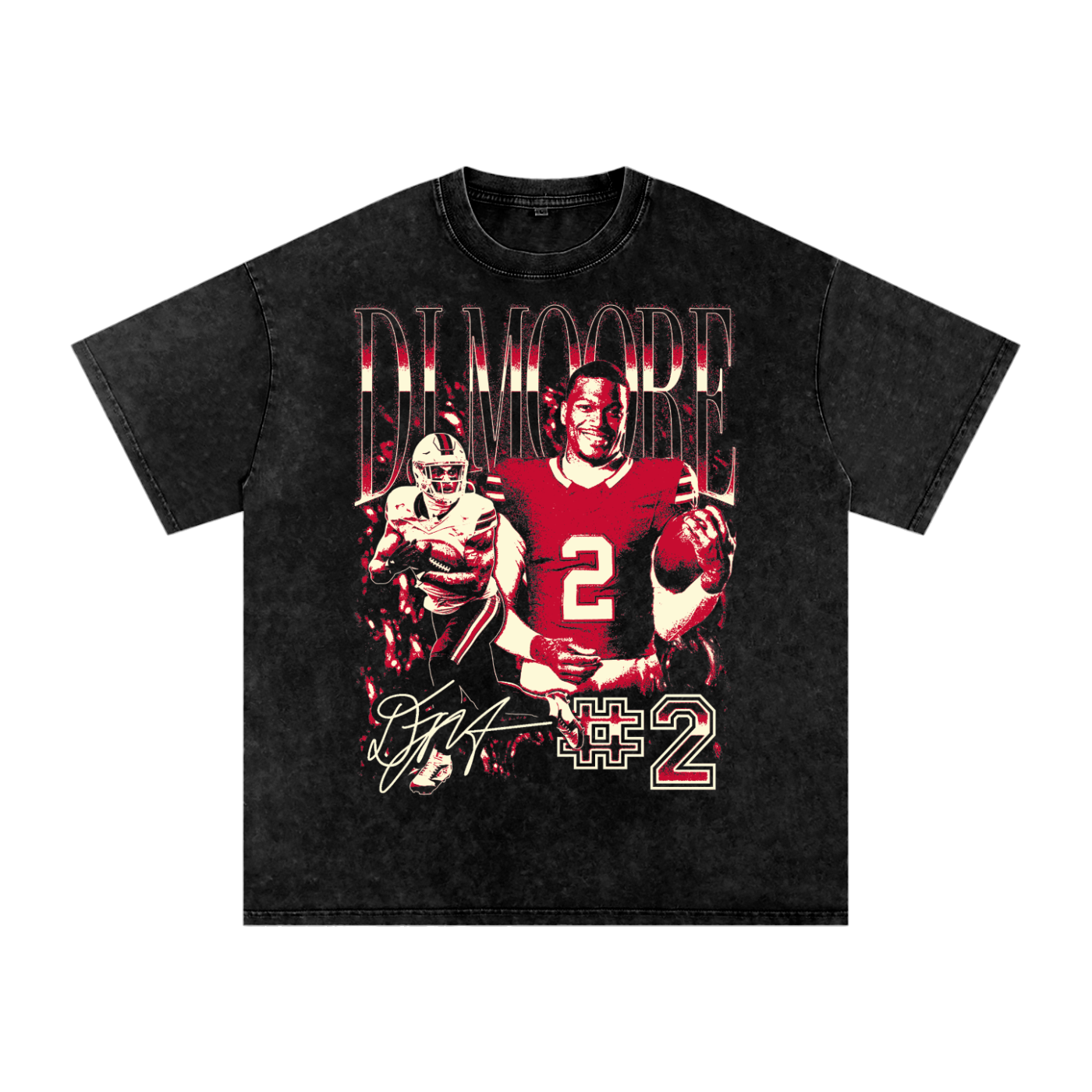 DJ Moore "Vintage" Boxy T-shirt
