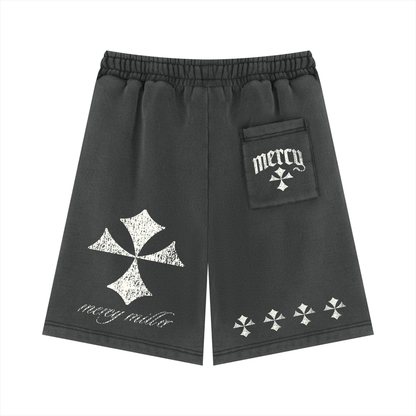 Unisex Vintage Wash Fleece Shorts