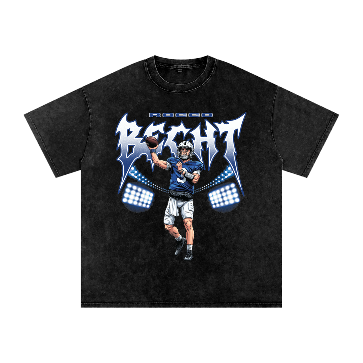 Rocco Becht "Illustration" Oversized Washed T-Shirt