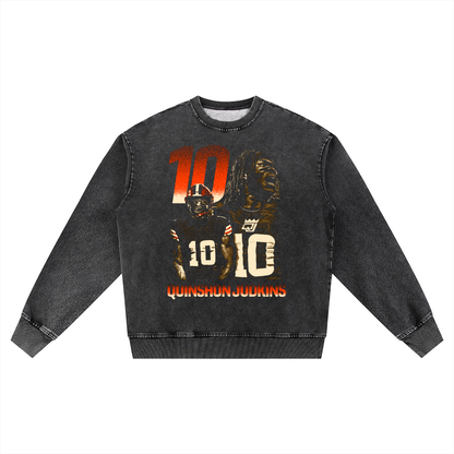 Quinshon Judkins Vintage Oversized Washed Sweatshirt